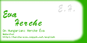 eva herche business card